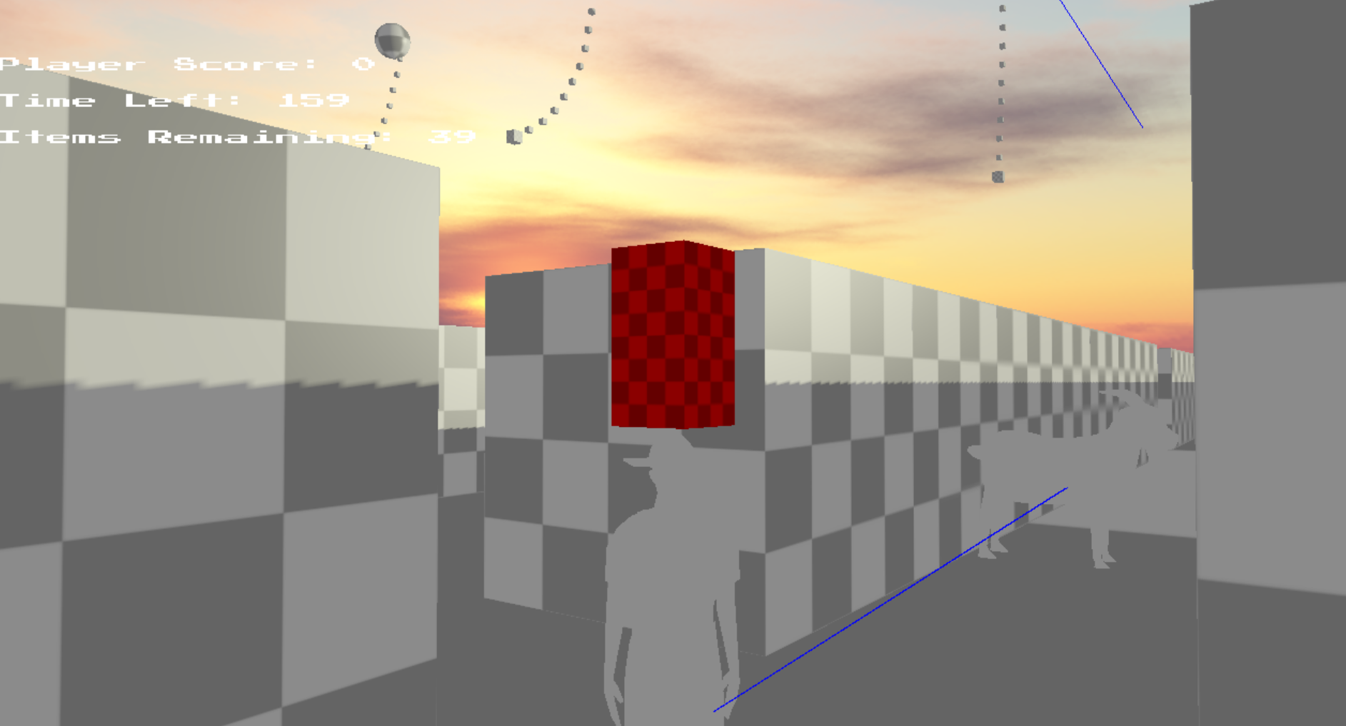 A screenshot from Game Technologies Demo